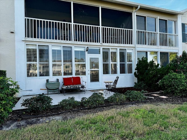 view of back of property