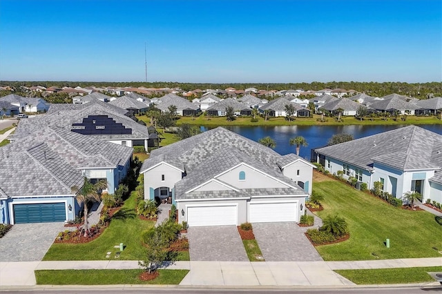 12488 Palatka Dr, Venice, FL 34293 - aerial view with a water view