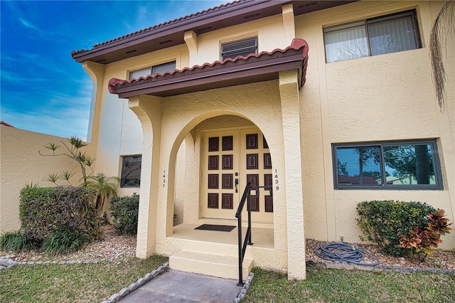 view of entrance to property