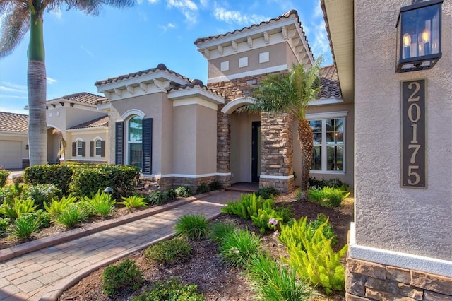 view of mediterranean / spanish house