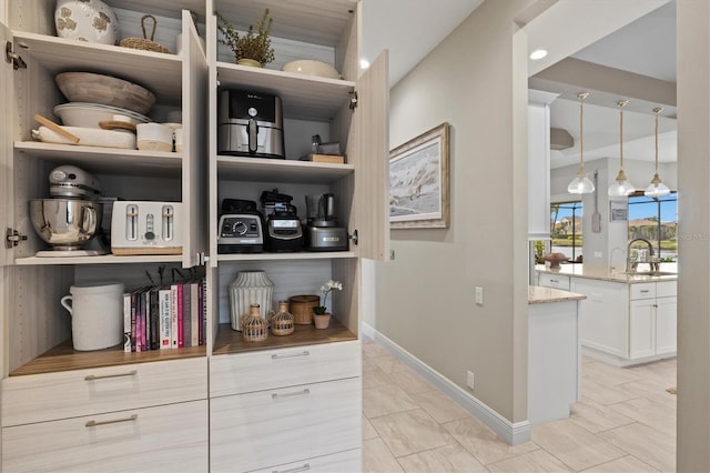 pantry with sink