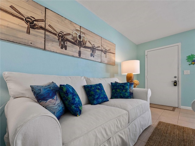 1423 Avenida Del Circo Unit 1C, Venice, FL 34285 - living area with tile patterned floors