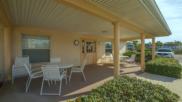 view of patio