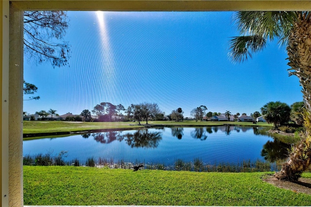 property view of water