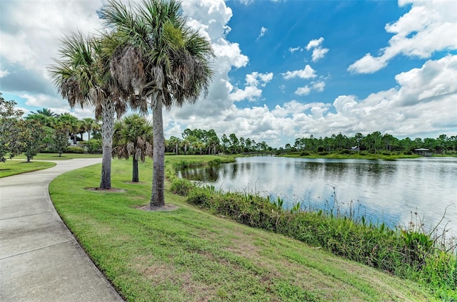 property view of water