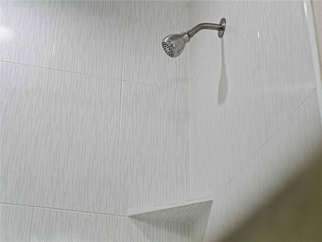 details featuring a shower