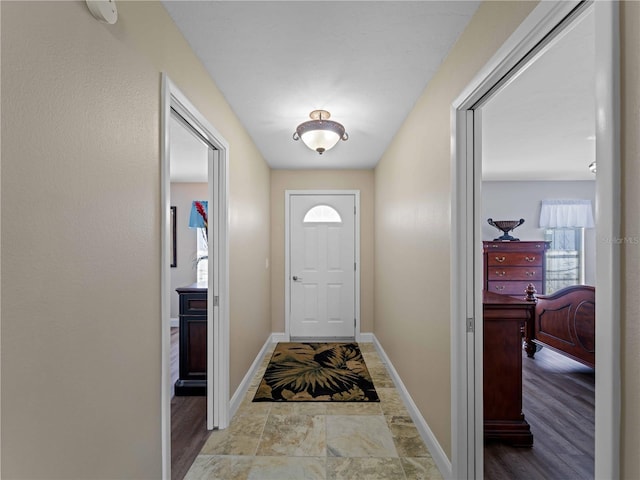 doorway with a wealth of natural light