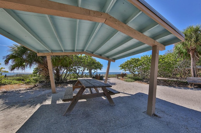 view of patio / terrace with outdoor dining area