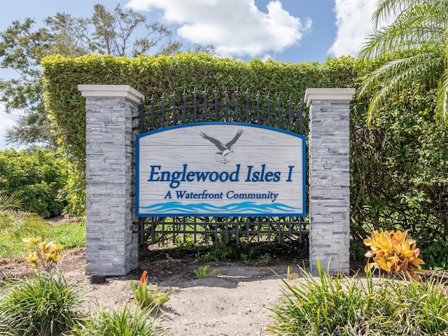 335 Englewood Isles Parkway Unit 55, Englewood, FL 34223 - view of community / neighborhood sign