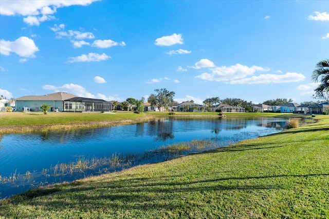 property view of water