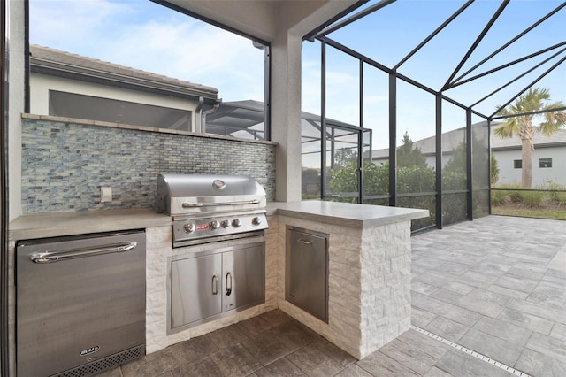 view of patio / terrace featuring a grill and area for grilling