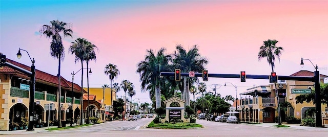 view of road