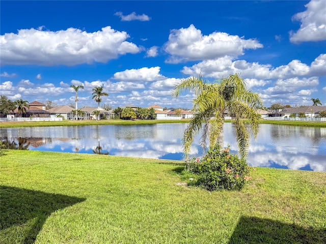 water view with a residential view