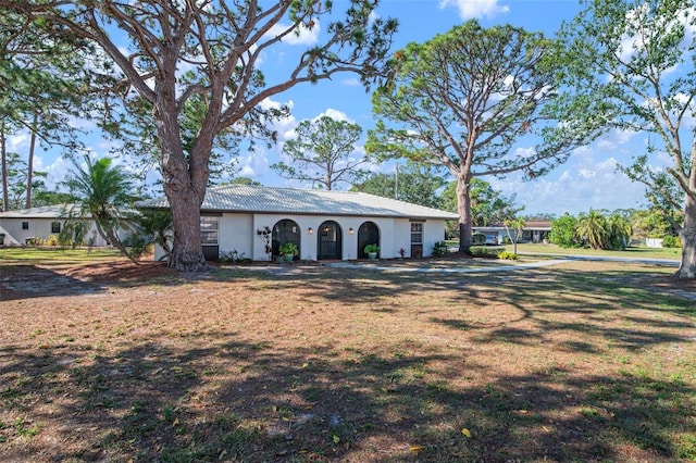 407 Degas Dr, Nokomis, FL 34275 - ranch-style home featuring a front lawn