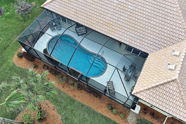 408 Otter Creek Dr, Venice, FL 34292 - aerial view of property and surrounding area featuring a pool