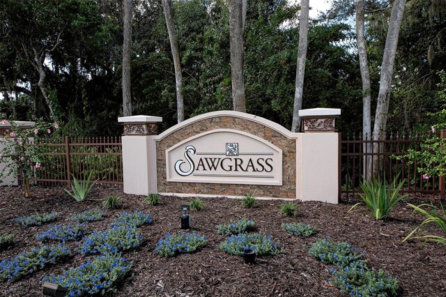 408 Otter Creek Dr, Venice, FL 34292 - community / neighborhood sign with fence