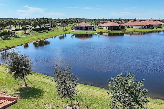 property view of water