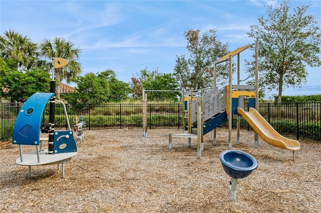 view of jungle gym