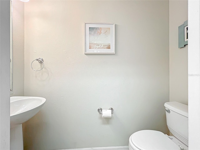 bathroom with toilet