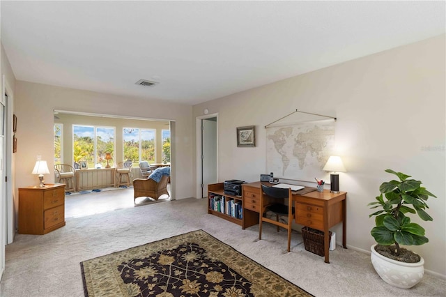 407 Rubens Dr, Nokomis, FL 34275 - home office with carpet flooring