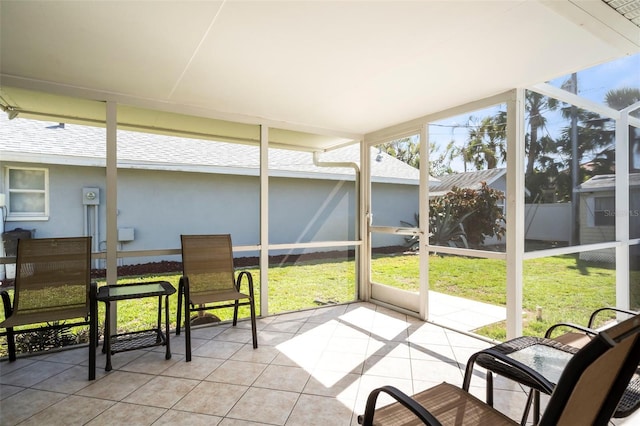 sunroom featuring a healthy amount of sunlight