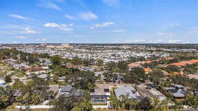 aerial view featuring a residential view