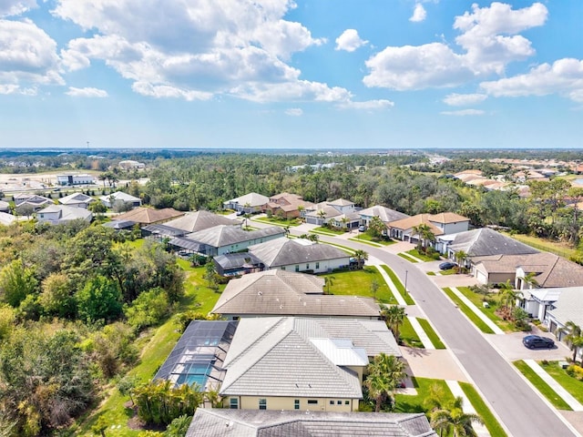 bird's eye view featuring a residential view