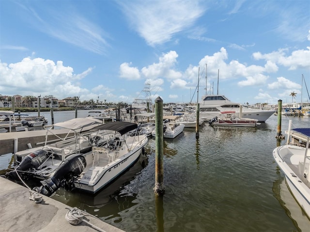 501 Tamiami Trl N Unit 502, Venice, FL 34285 - dock area featuring a water view