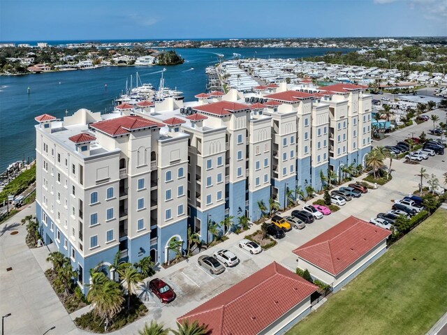 501 Tamiami Trl N Unit 502, Venice, FL 34285 - birds eye view of property featuring a water view
