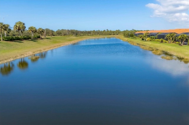 view of water feature