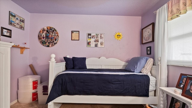 bedroom featuring carpet floors