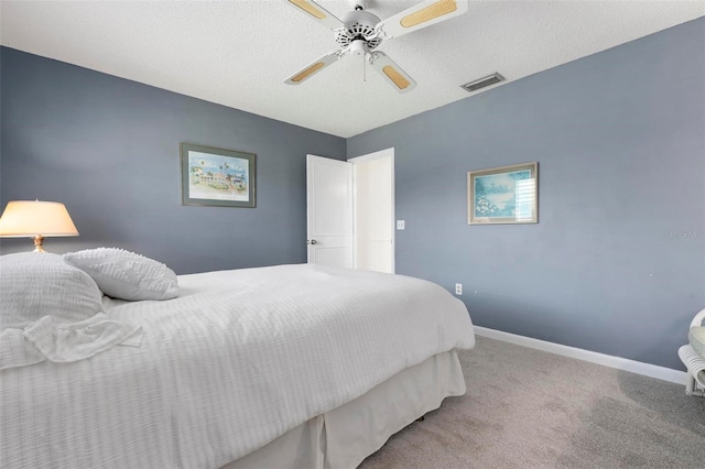 1915 Pebble Beach Ct, Venice, FL 34293 - bedroom featuring carpet flooring, ceiling fan, and baseboards
