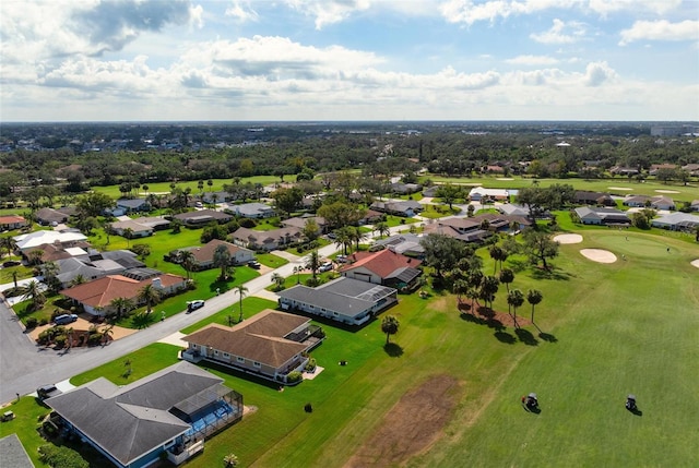 1915 Pebble Beach Ct, Venice, FL 34293 - aerial perspective of suburban area featuring a golf course