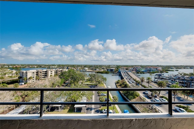 property view of water