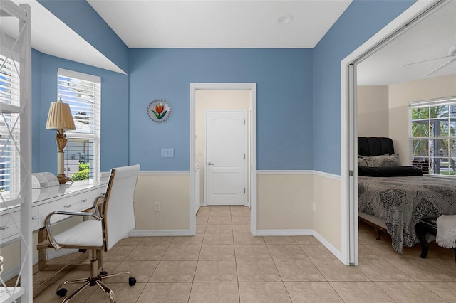 213 Venice Palms Blvd, Venice, FL 34292 - office area with light tile patterned floors and baseboards