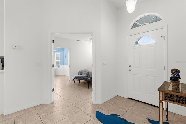 213 Venice Palms Blvd, Venice, FL 34292 - foyer featuring plenty of natural light and light tile patterned floors