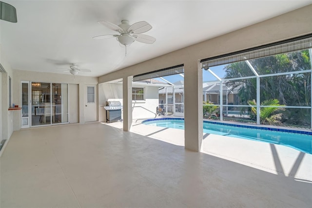 5875 Jackson, Venice, FL 34293 - pool with a ceiling fan