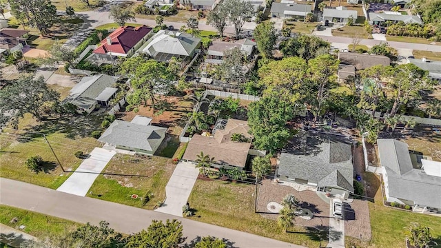 bird's eye view featuring a residential view