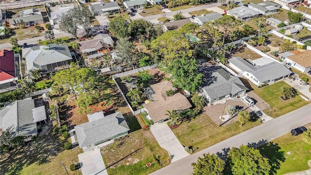 bird's eye view featuring a residential view