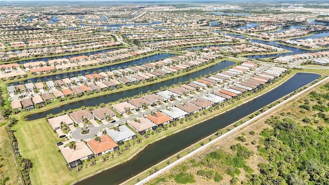 13867 Vadini St, Venice, FL 34293 - drone / aerial view with a residential view
