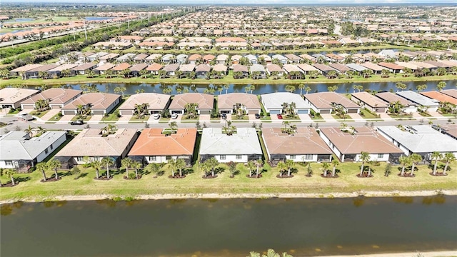 13867 Vadini St, Venice, FL 34293 - birds eye view of property featuring a residential view and a water view