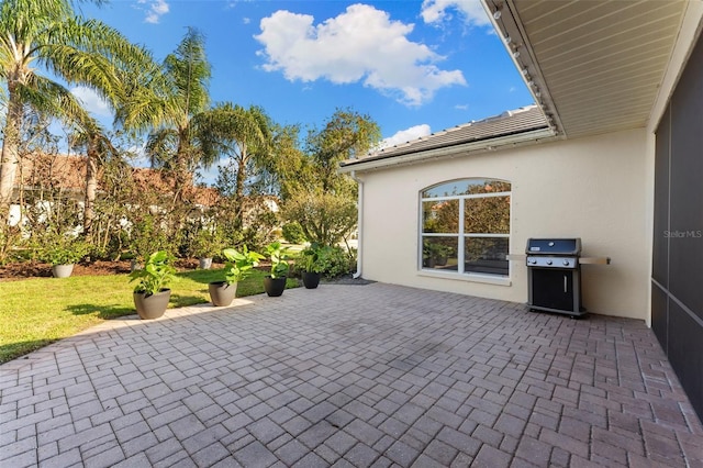 view of patio / terrace with grilling area