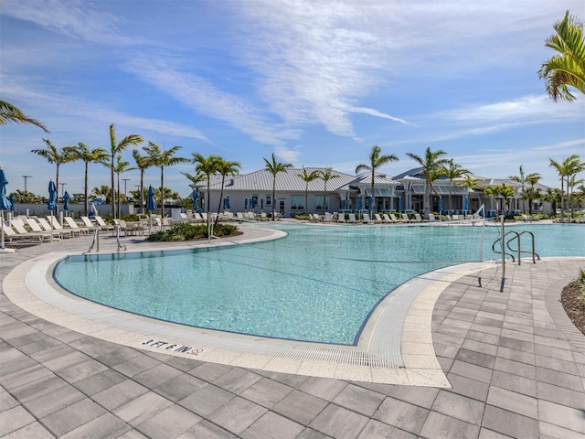 pool featuring a patio