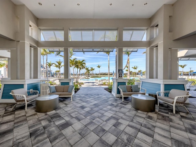 interior space featuring plenty of natural light