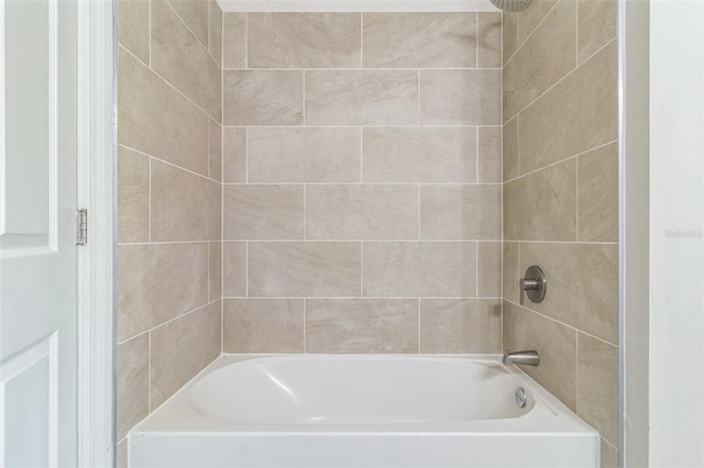 full bathroom featuring bathtub / shower combination