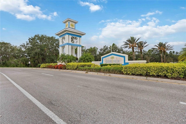 view of street with curbs