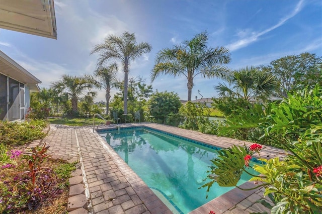 view of pool