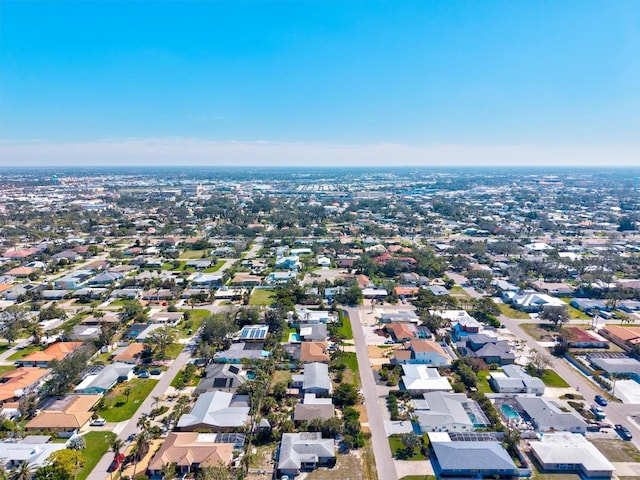 aerial view featuring a residential view