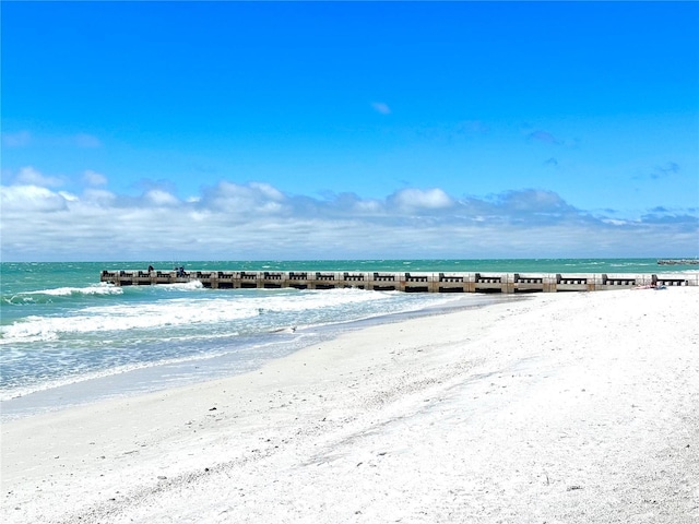 water view with a beach view