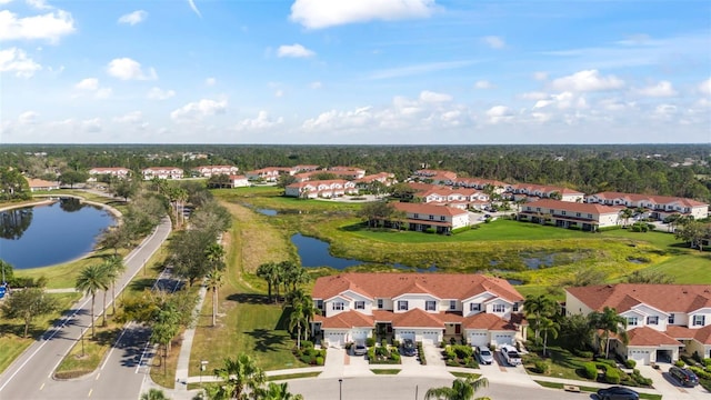 1050 Jonah Dr, North Port, FL 34289 - birds eye view of property featuring a water view and a residential view